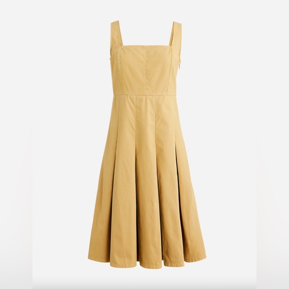 Jcrew Pleated A-line chino dress - Picture 4 of 4